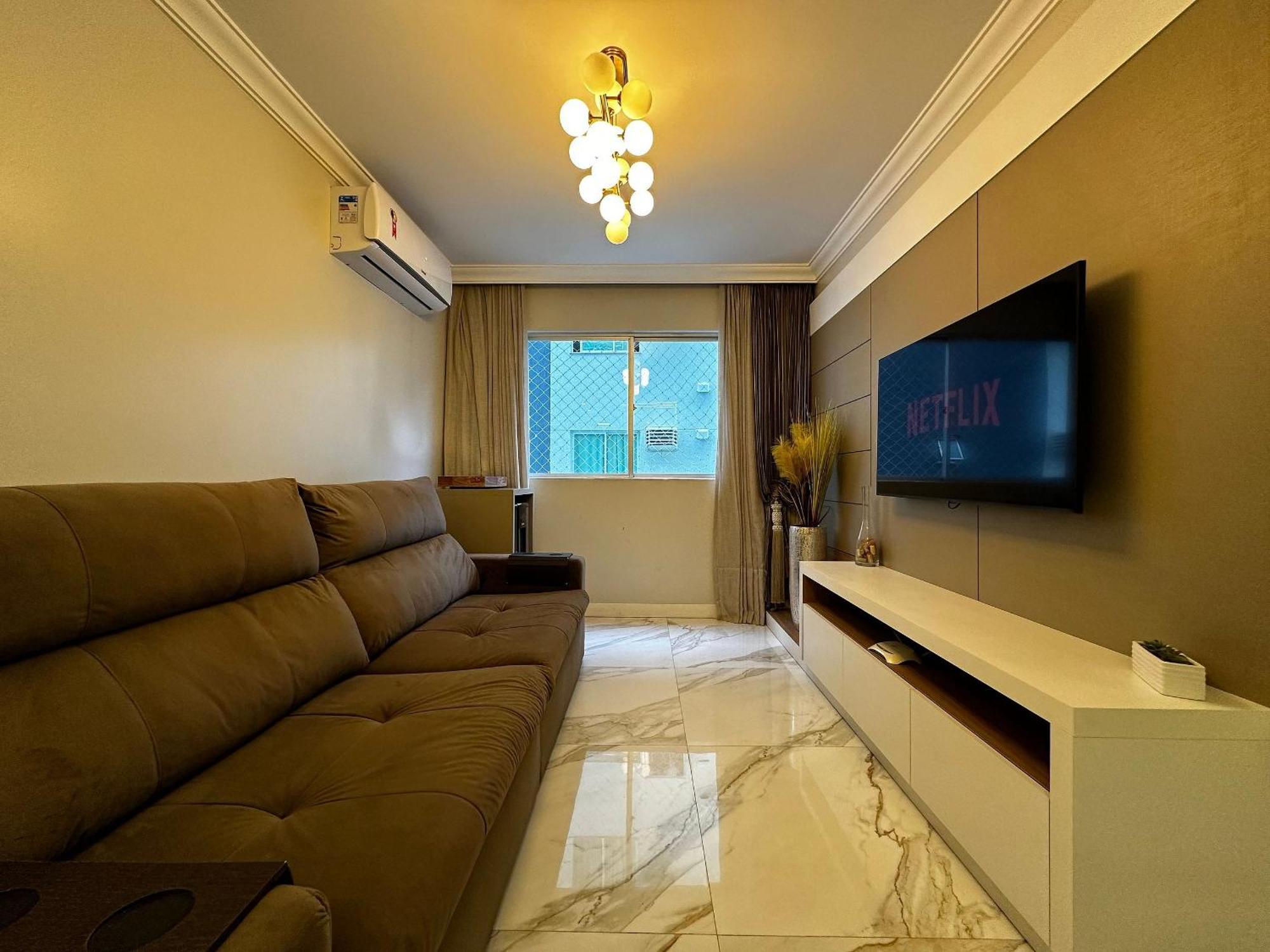 Apartment Cn01- 2 Quartos| Quadra Mar| Tela Protecao Garagem